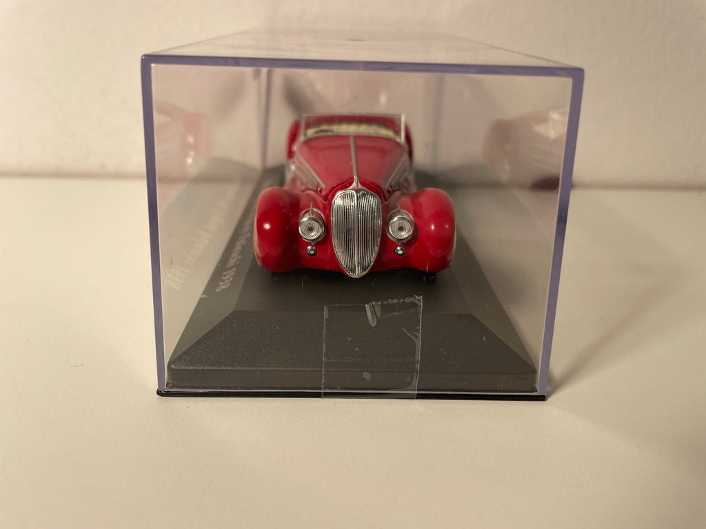 Delahaye 165 Figoni Falaschi ciemnoczerwony z 1938 roku