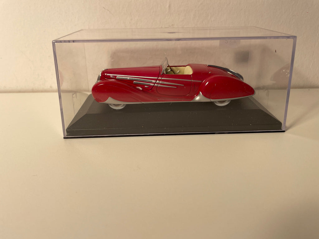 Delahaye 165 Figoni Falaschi ciemnoczerwony z 1938 roku