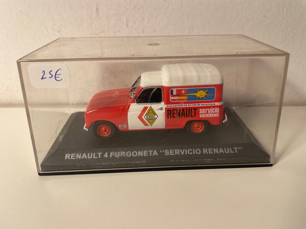 Renault 4 Fourgonnette pour l'Espagne - Furgoneta "Servicio Renault" orange