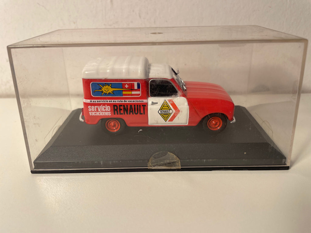 Renault 4 Fourgonnette pour l'Espagne - Furgoneta "Servicio Renault" orange