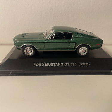 1968 Groene Ford Mustang GT 390 (Amerikaanse auto)