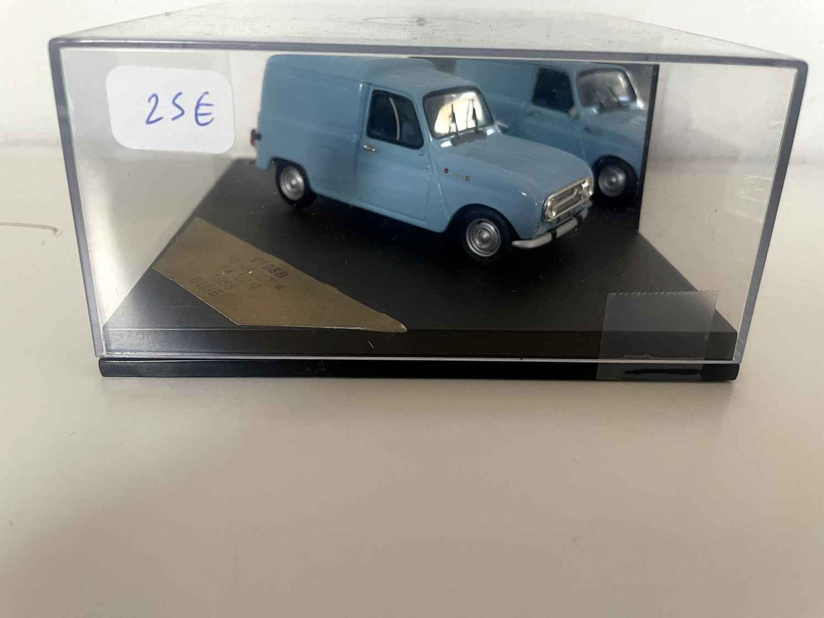 1968 blauwe Renault 4 F4 Van (snelheidsreferentie V106B)