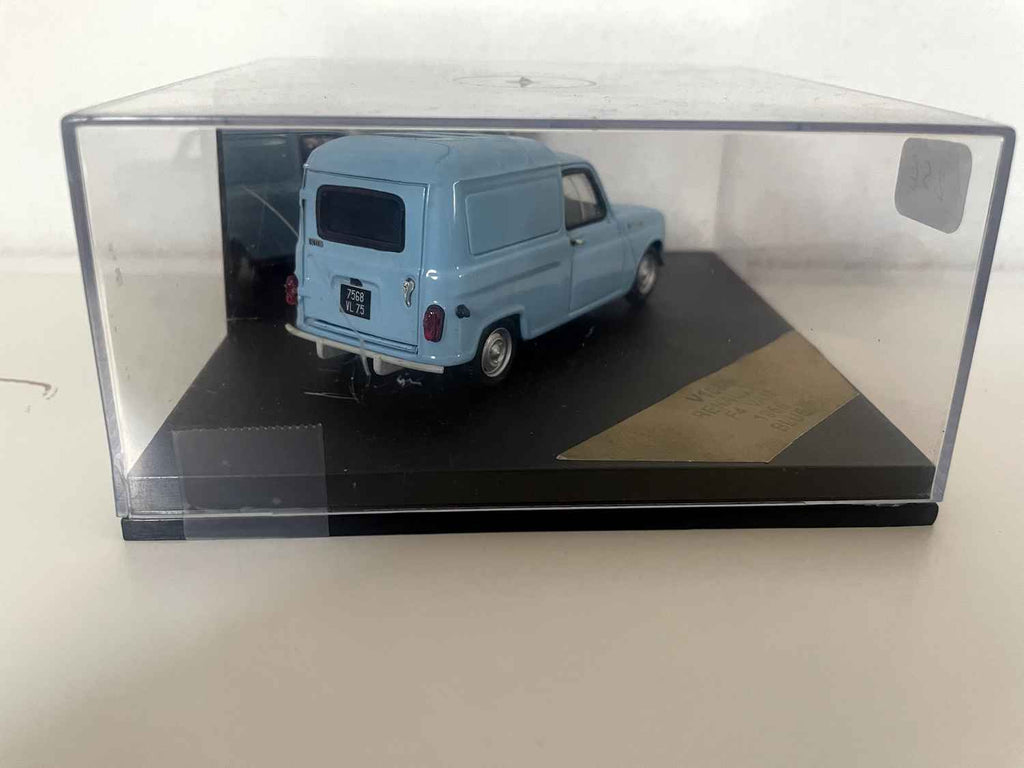 1968 blauwe Renault 4 F4 Van (snelheidsreferentie V106B)