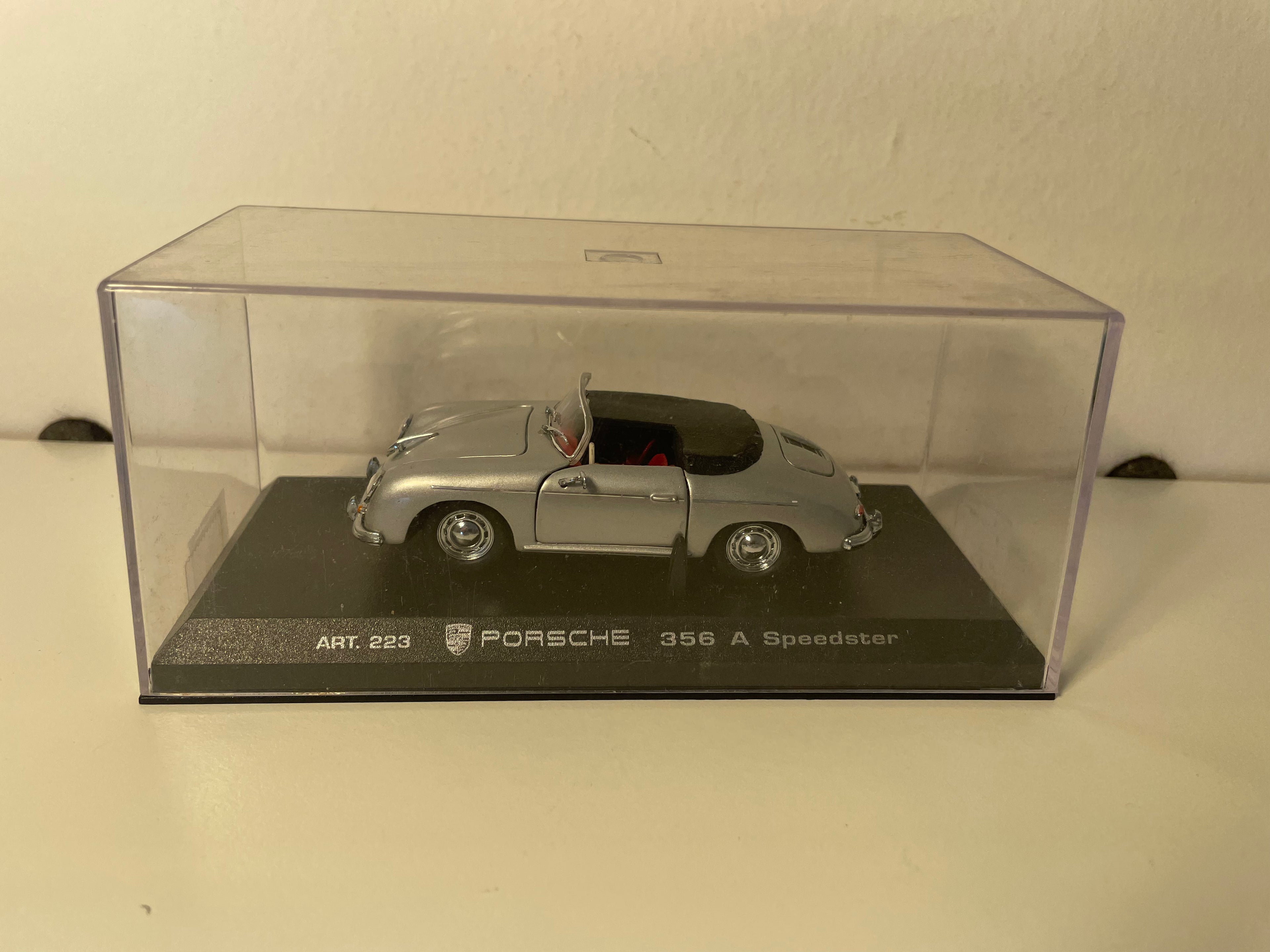 Porsche 356 A Speedster grigio - collezione Detailcars