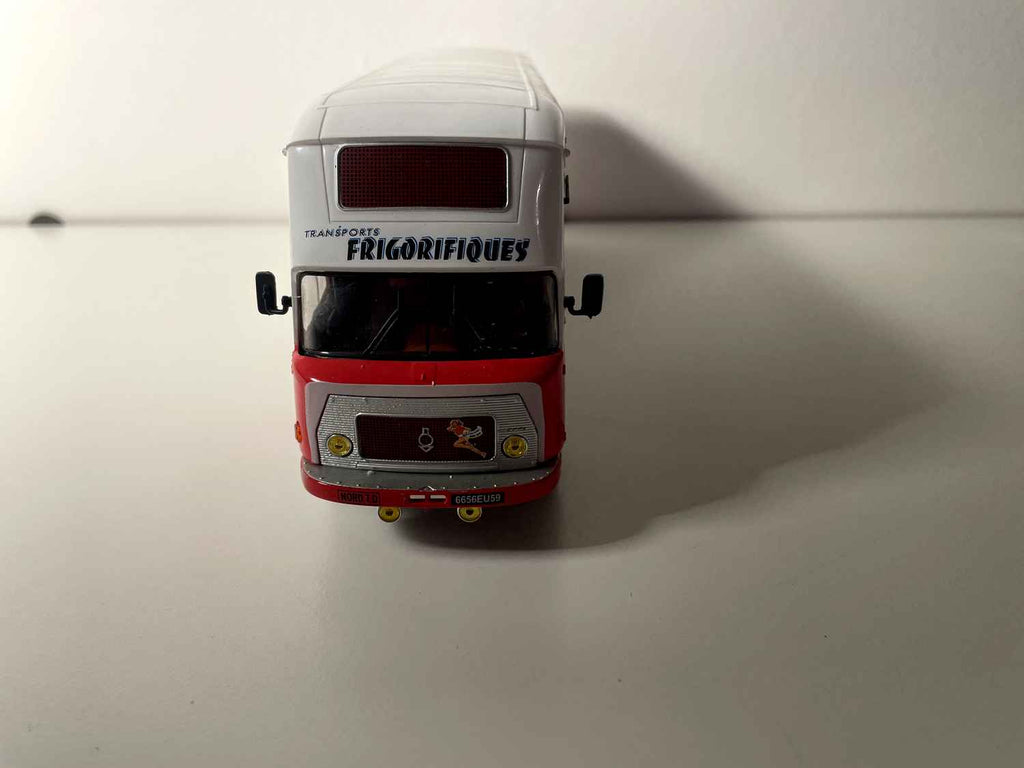 Berliet GPRK 10 Kühllaster Weiß und Rot - Transports P. Depaeuw - Lompret (Nord)