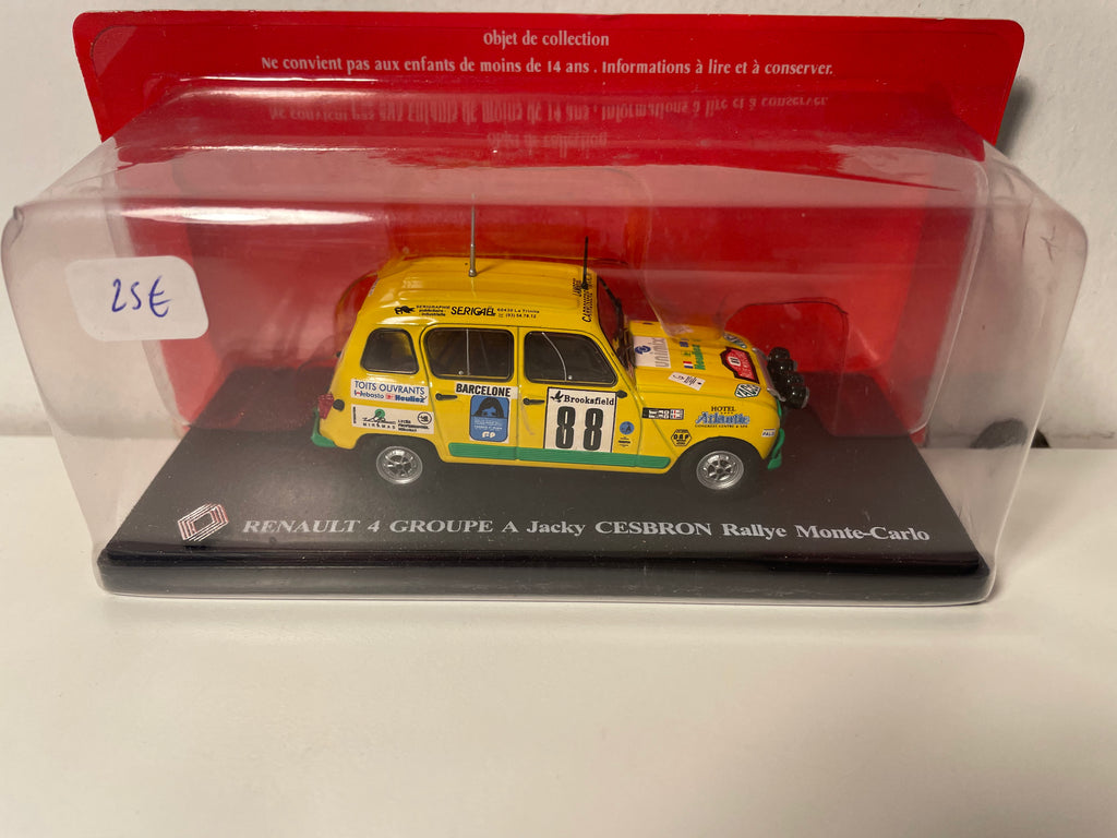 Renault 4 Grupp A Jacky Cesbron Rallye Monte Carlo Giel