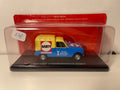 Renault 4 fourgonnette bleue et jaune DARTY