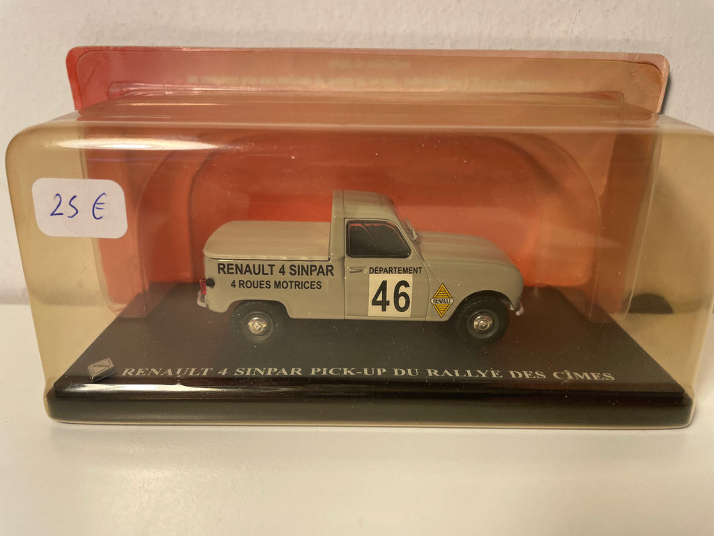 Renault 4 Sinpar pick-up grise du rallye des cîmes