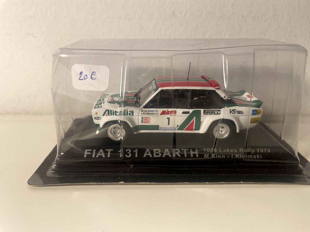 Biało-zielono-czerwony Fiat 131 Abarth numer 1 - 1979 1000 Lakes Rally