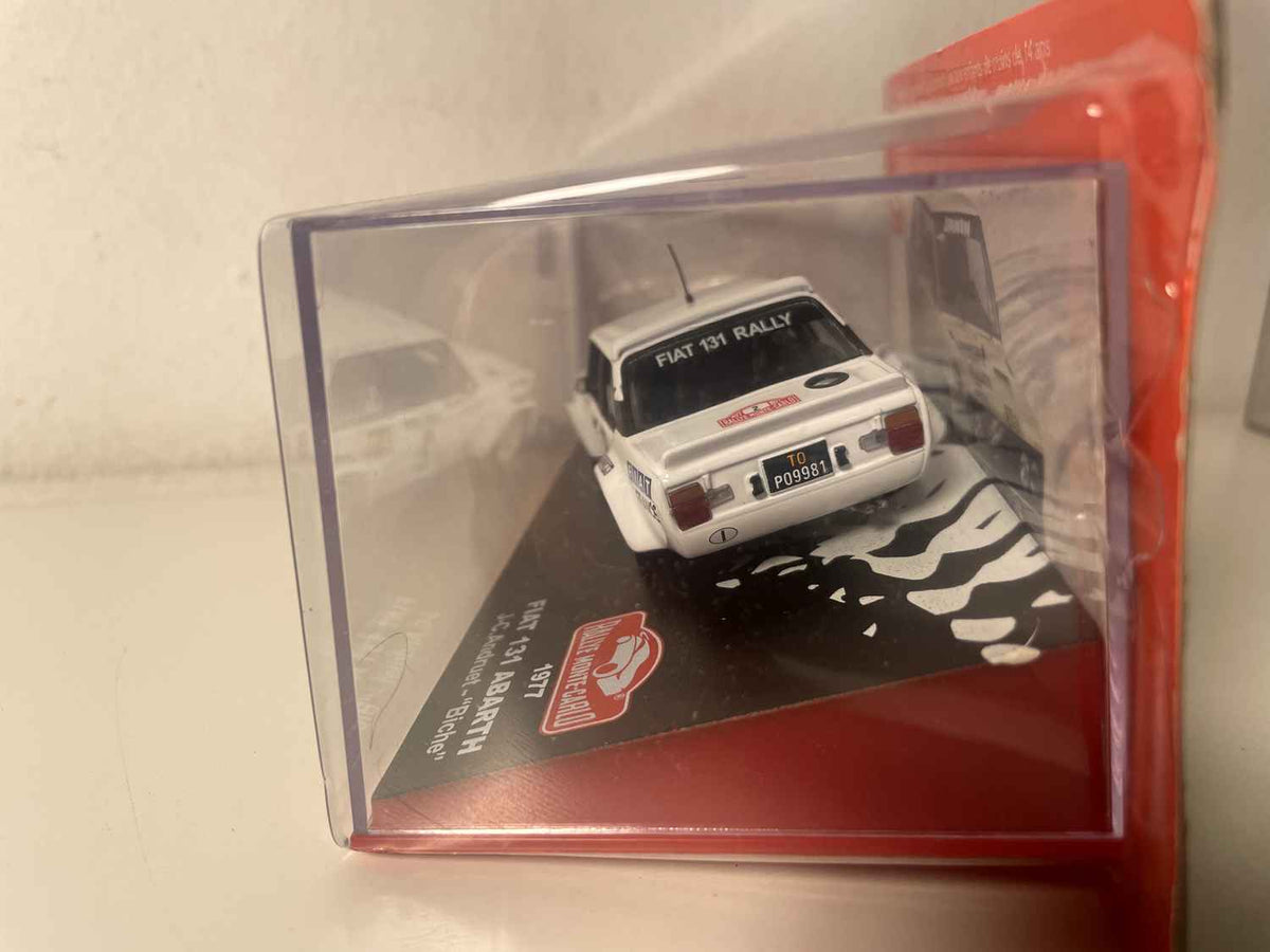 Fiat 131 Abarth bianca numero 2 - Rally di Monte Carlo 1977