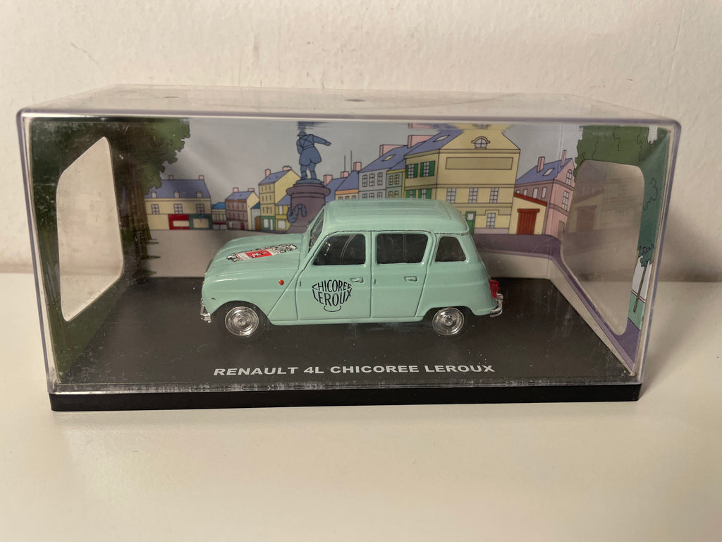 Renault 4L błękitna? - reklama cykorii LEROUX