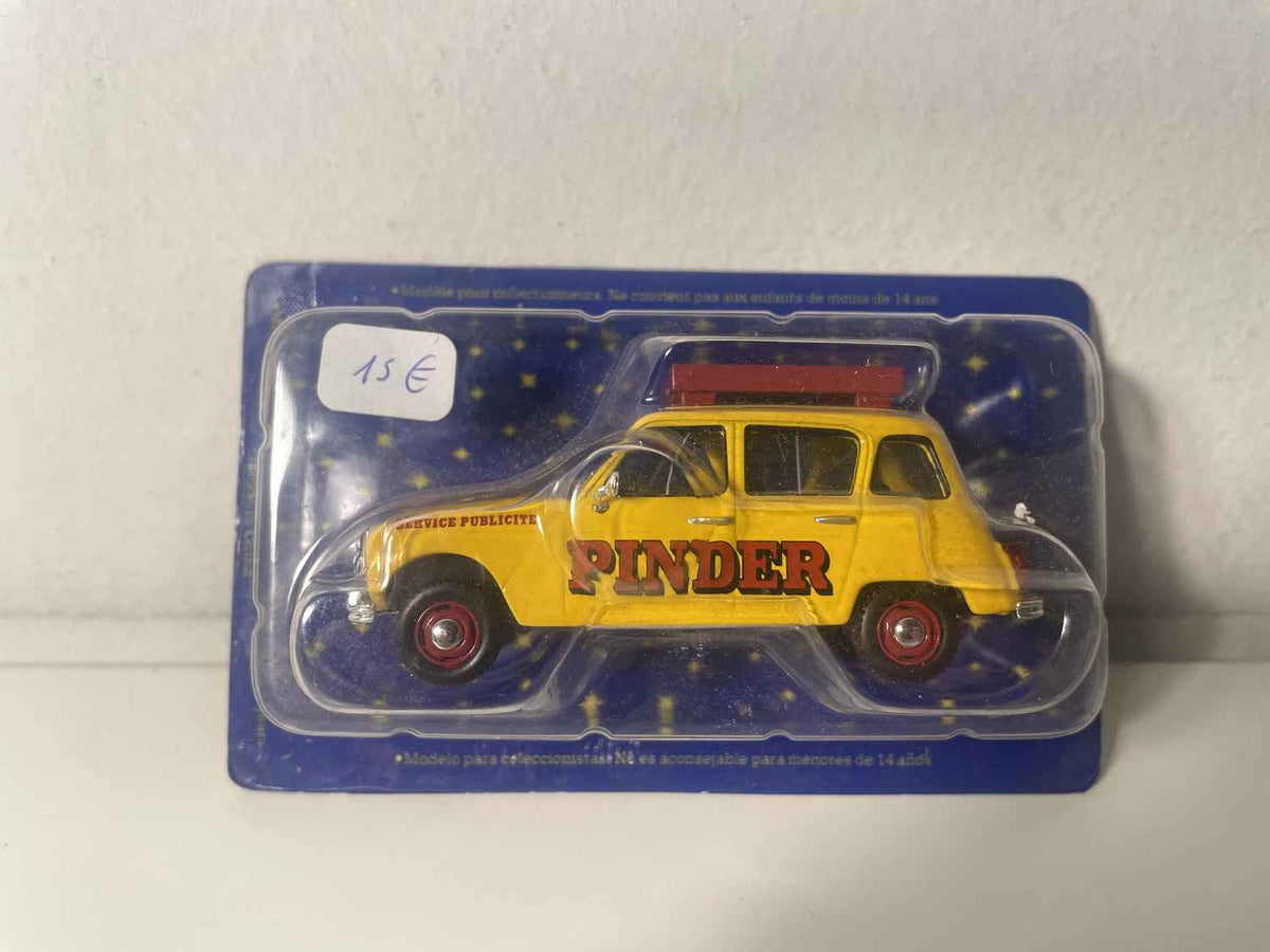 Renault 4L żółty PINDER