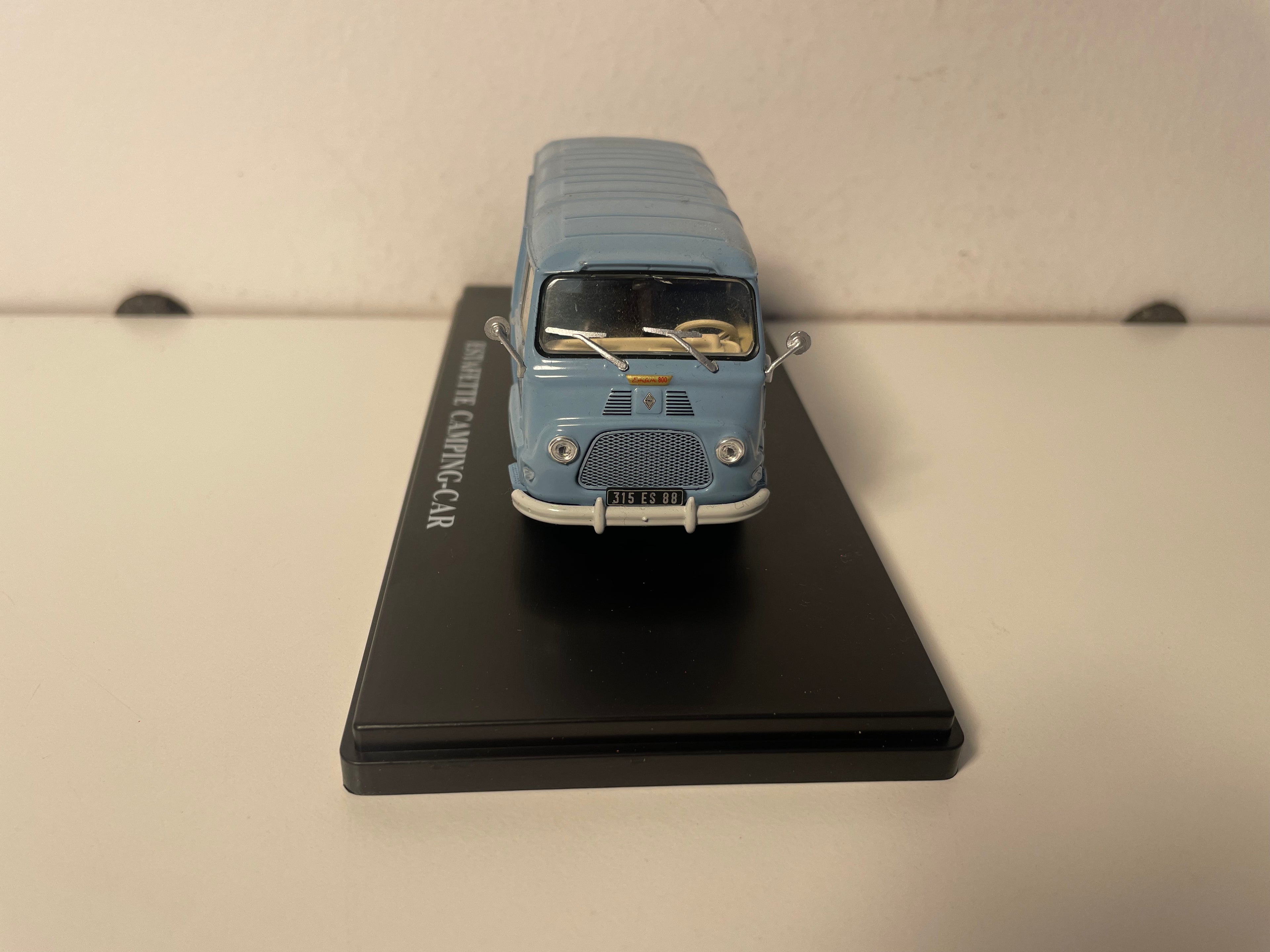 Renault estafette camping-car bleu