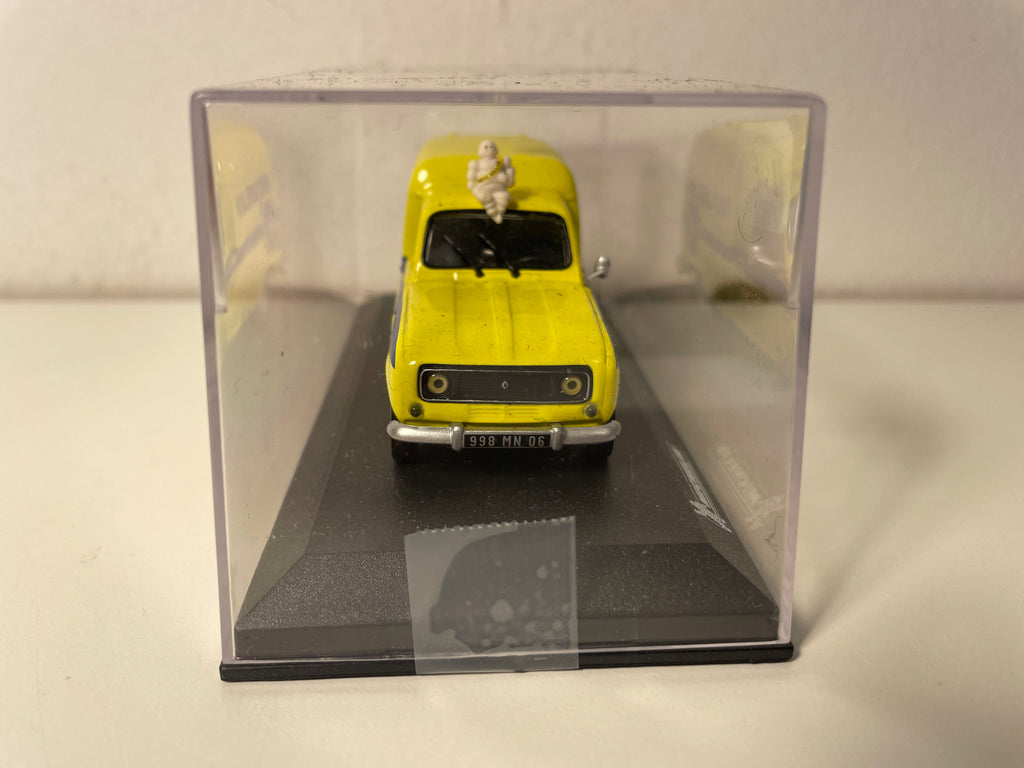Renault 4F6 jaune Michelin (boite plexi)