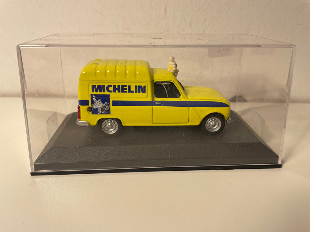 Renault 4F6 jaune Michelin (boite plexi)