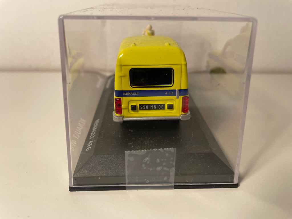 Renault 4F6 jaune Michelin (boite plexi)