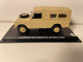 Land Rover marron Séries III 109 Military - Del Prado (1 RETRO A COLLER)
