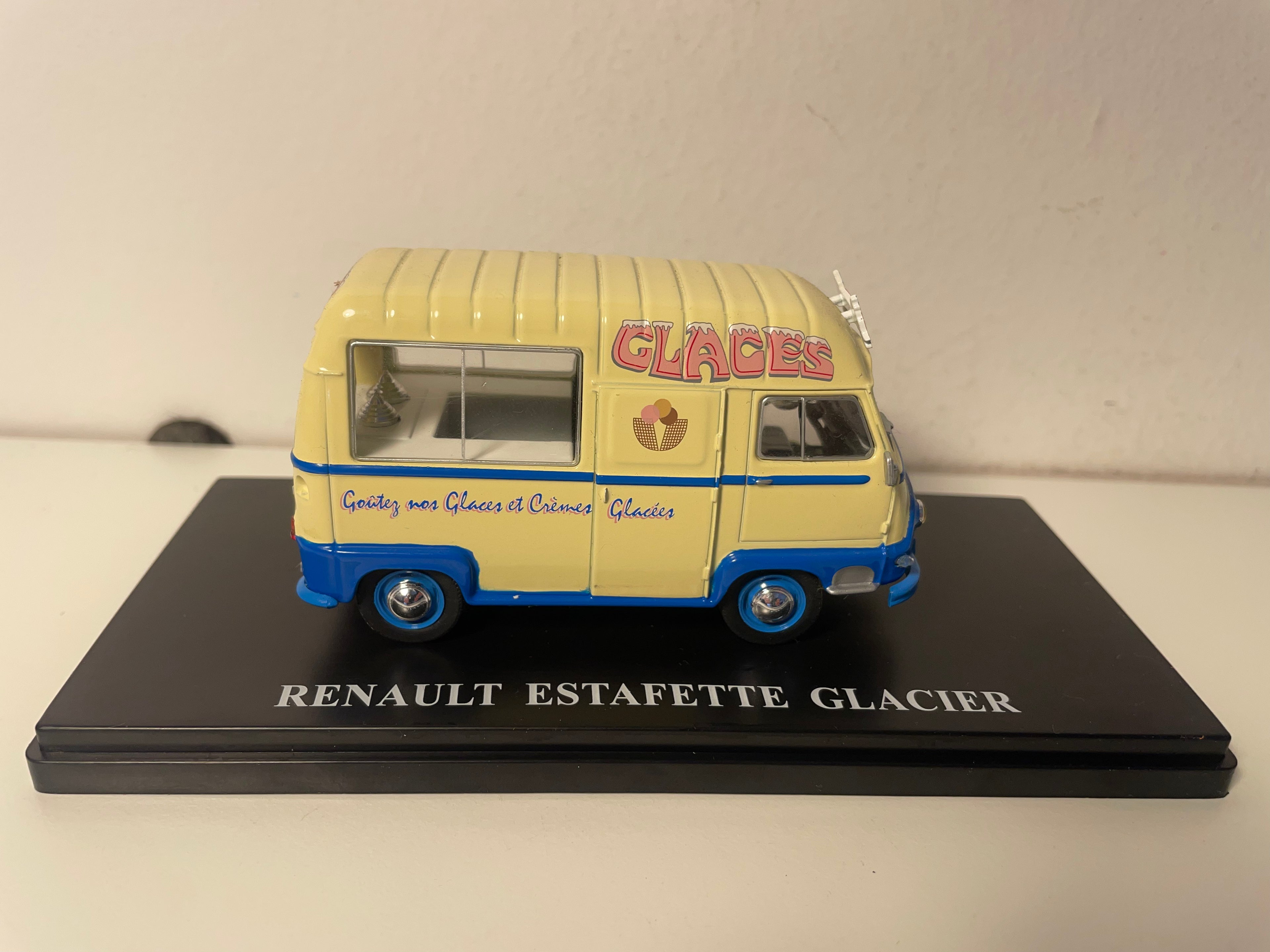 Renault Estafette Beige and Blue GLACIER (Ice Cream Vendor)