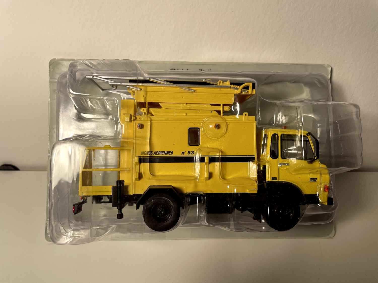 Giel Berliet 620 KB Camion fir d'Ënnersich an d'Pflege vun den Traffleunen vum ëffentleche Verkéier zu Lyon - Hachette Kollekttion