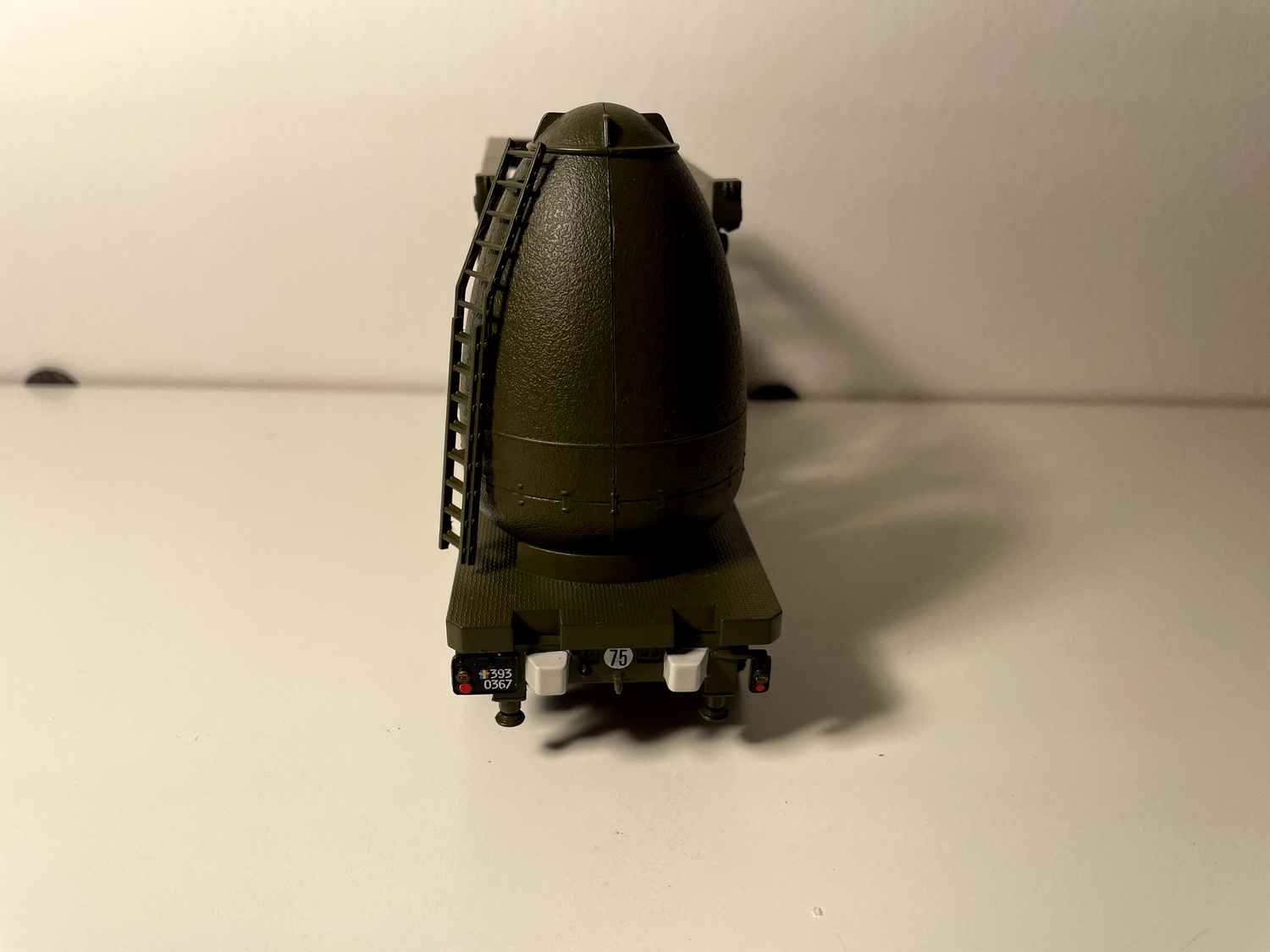 Camion militaire Berliet VTC vert foncé transport de têtes nucléaires missiles S2 (avec blister et carton)