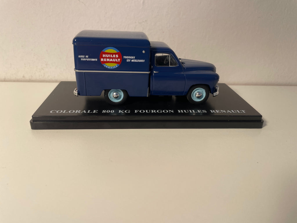 Renault Colorale 800 Kg furgón azul - Aceites RENAULT