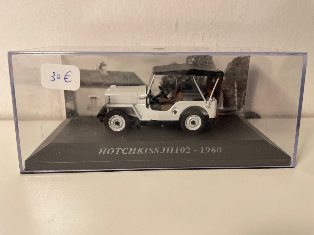 Hotchkiss JH102 1960 branco com capota preta (Jeep)