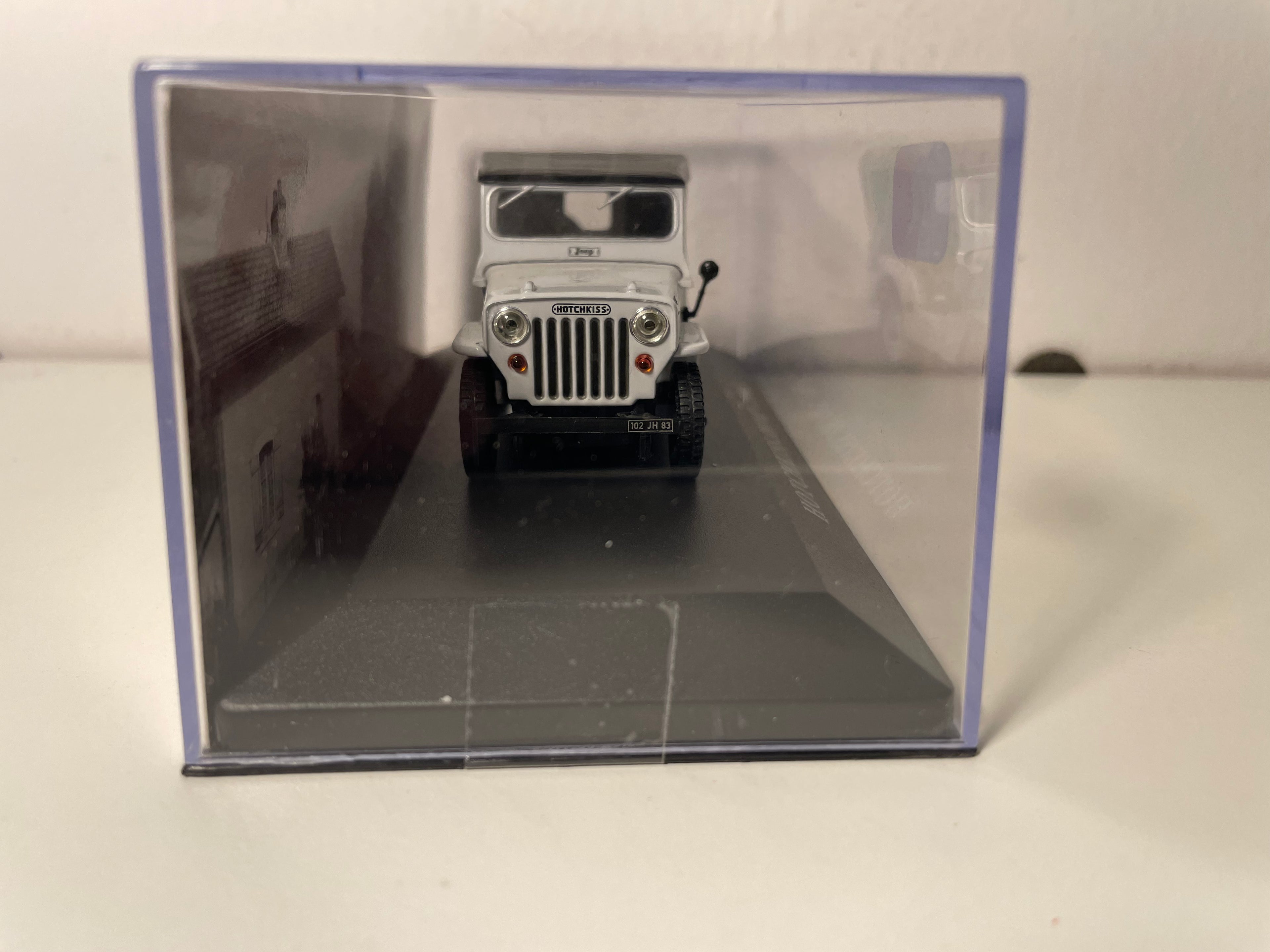 Hotchkiss JH102 1960 branco com capota preta (Jeep)