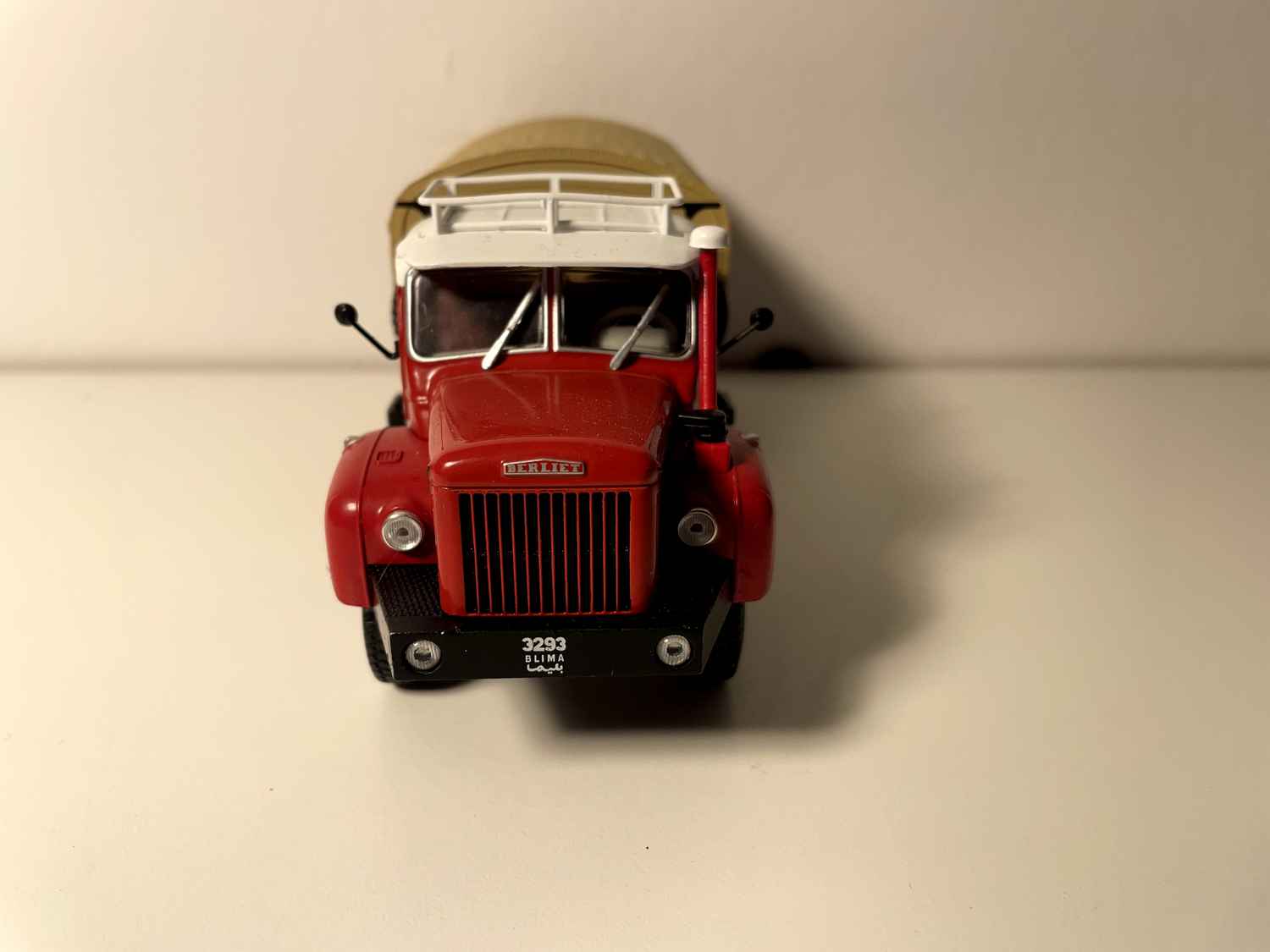 Berliet GBC 8 M 6x6 Gazelle - rout Camion mat brong Planch