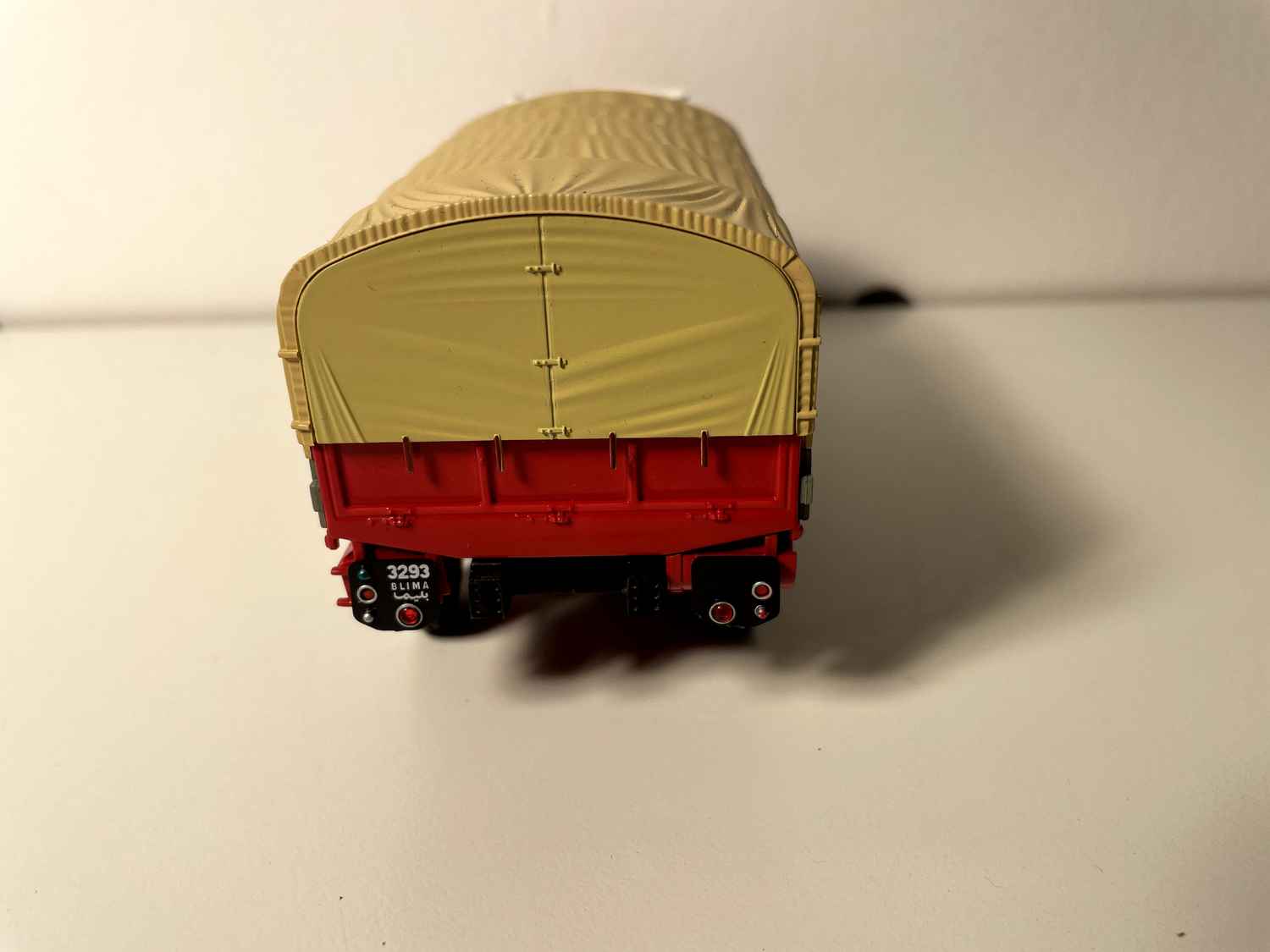 Berliet GBC 8 M 6x6 Gazelle - rout Camion mat brong Planch