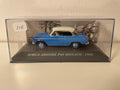1962 Simca Aronde P60 Monaco in blauw met crèmekleurig dak
