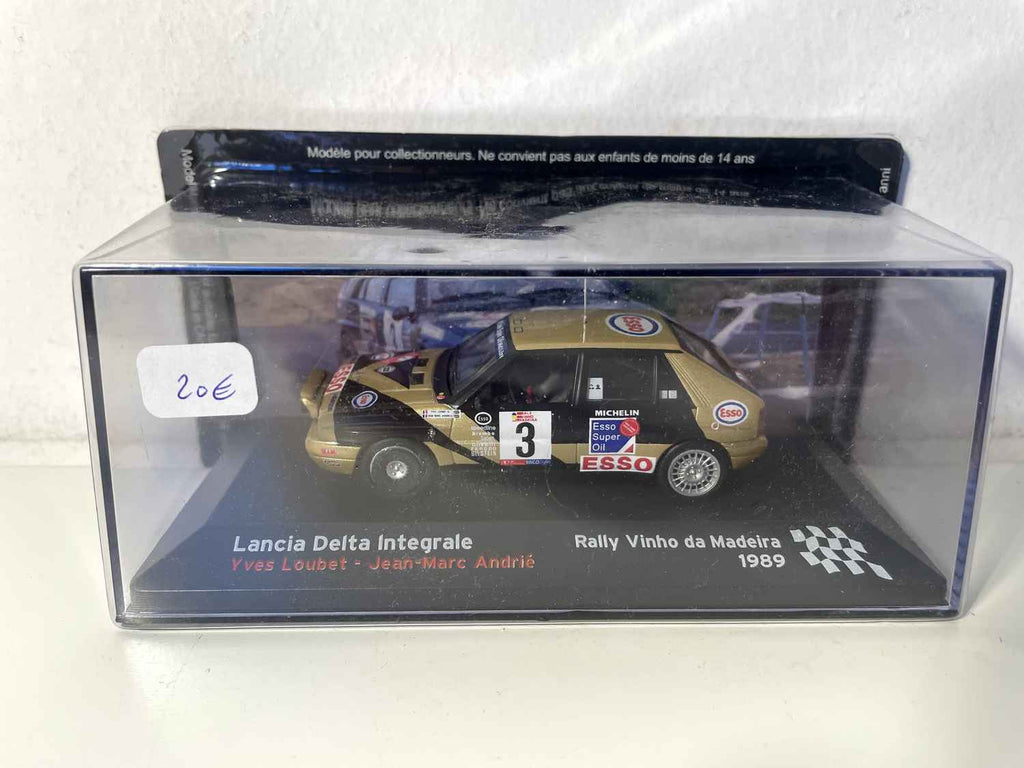 Lancia Delta Intégrale marron numéro 3 - rallye de Madère de 1989