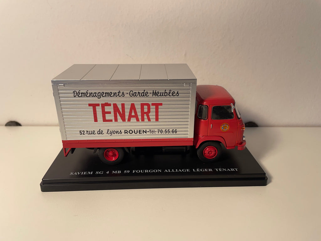Renault Saviem SG 4 MB 59 Fourgon aus liichtem Legierung - TENART Umzuchtslaster