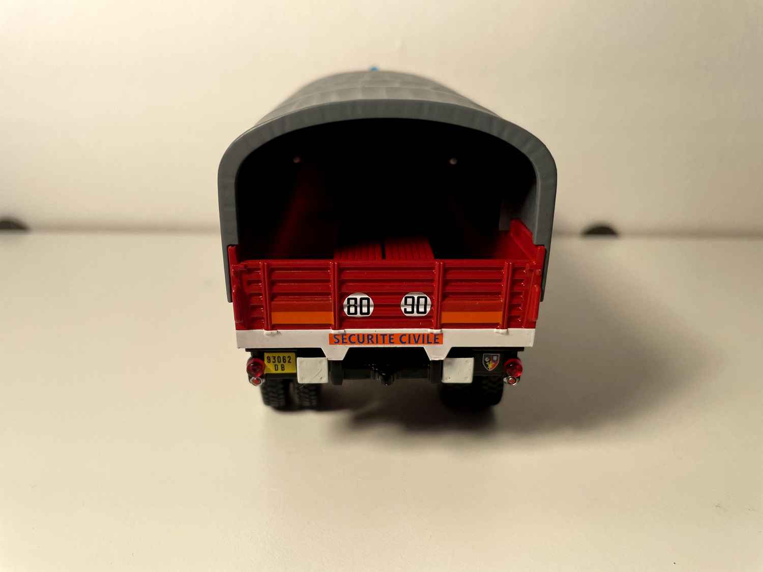 Camion Berliet L 64 M3 de la sécurité civile (avec blister et carton)