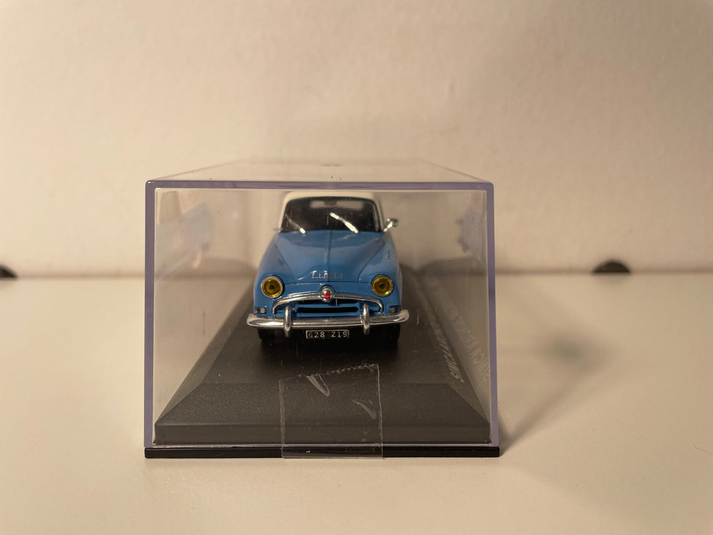 Simca Aronde Messagère Blue and Off-White - NESTLÉ Advertisement