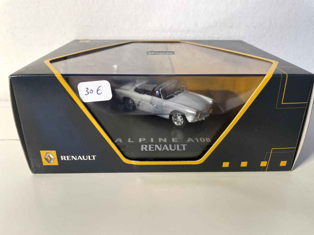 Renault Alpine A108 blanche (coffret boite rectangle) - Norev