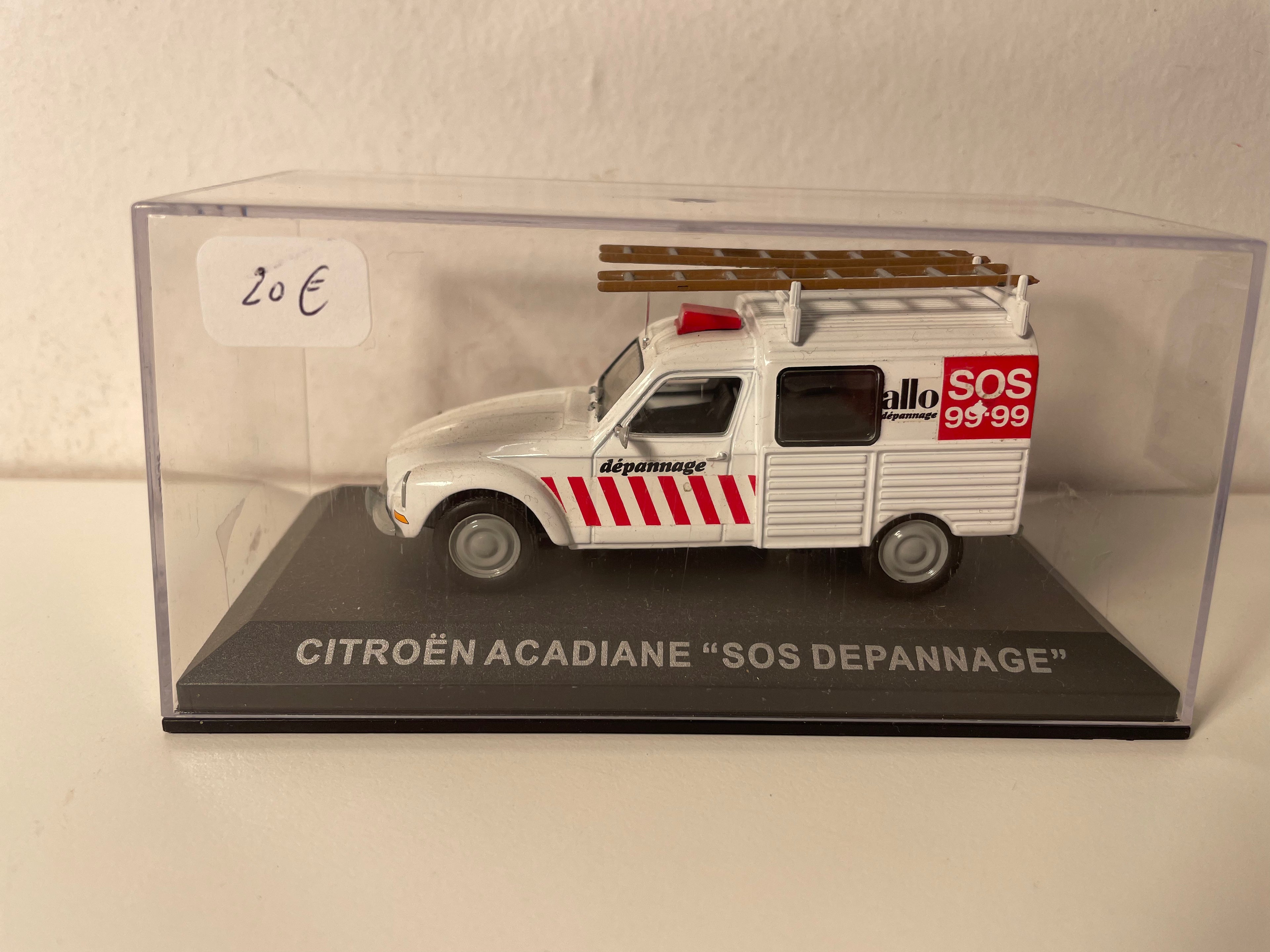Citroën Acadiane blanc grisé? Allo SOS 99-99 dépannage