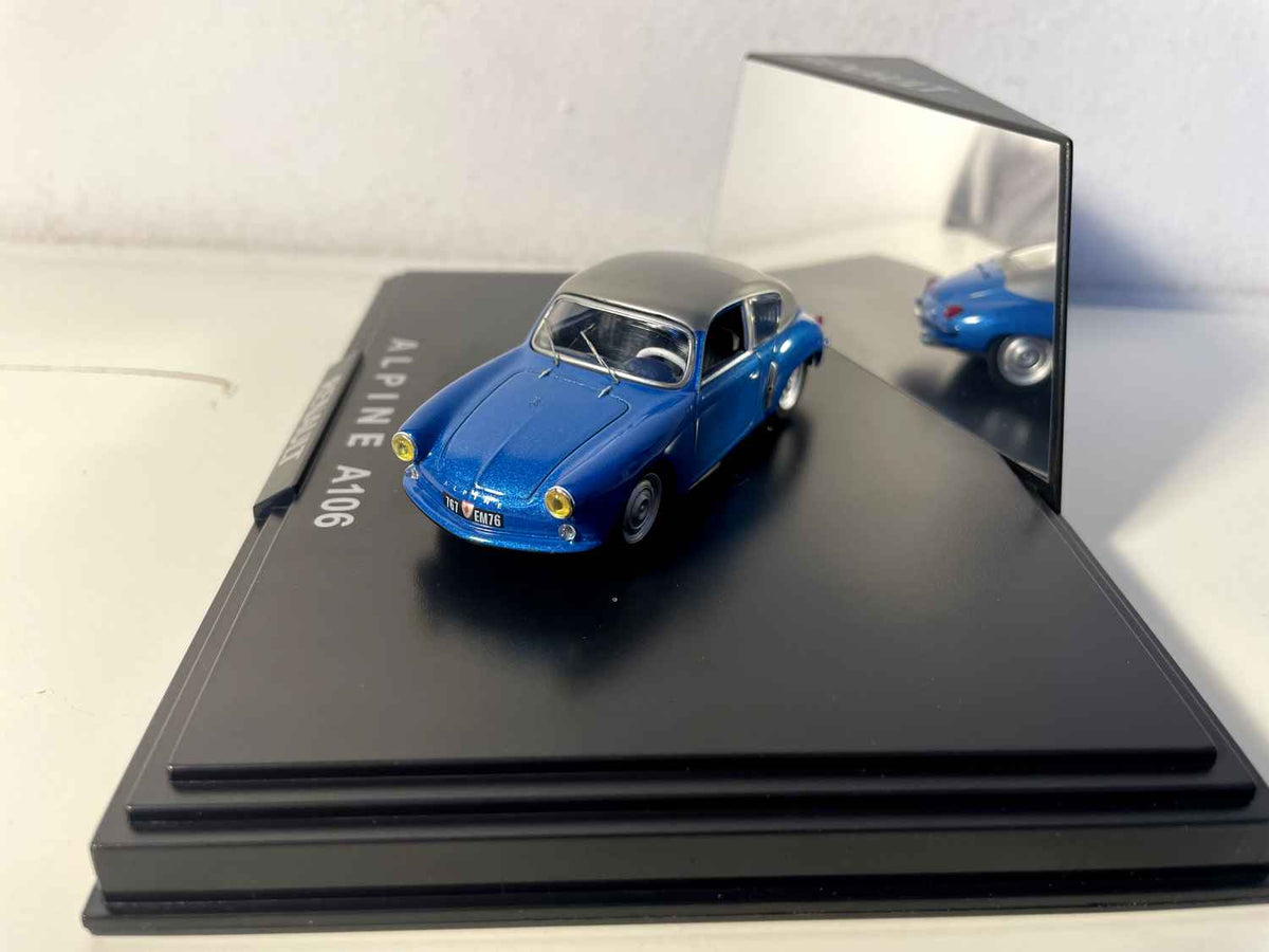 Renault Alpine A106 bleue (coffret boite rectangle) - Norev