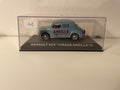 Renault 4 CV gris - Publicidad sobre el betún ABEILLE