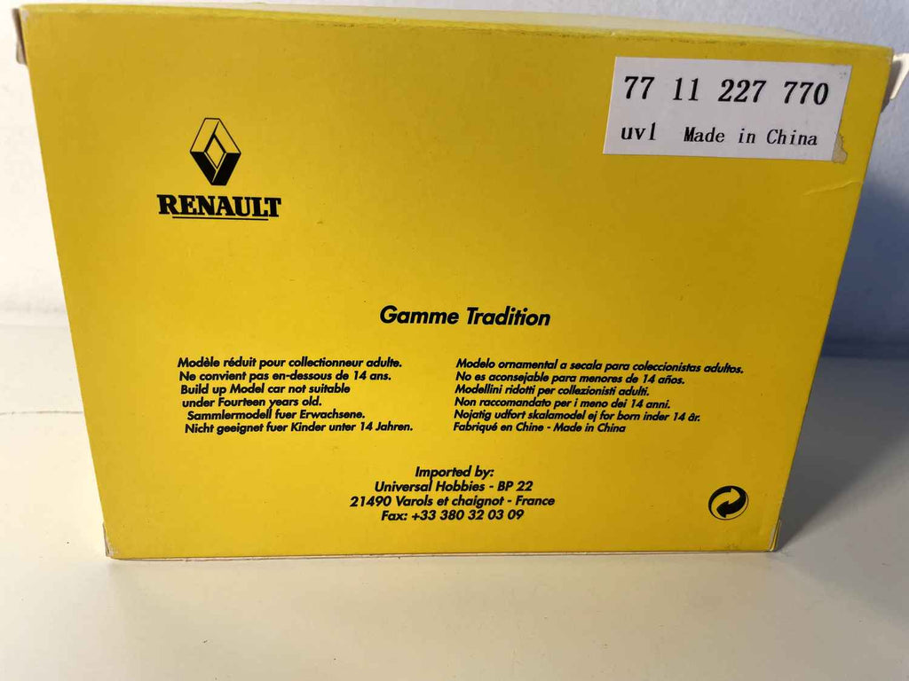 Renault Alpine V6 Turbo rouge série "Mille Miles" (coffret boite rectangle) - Universal Hobbies