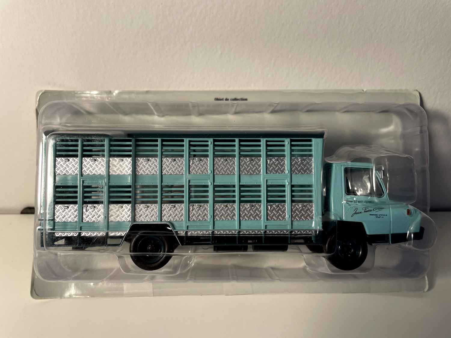 Camion Berliet Stradair 10 cochonnière vert et gris