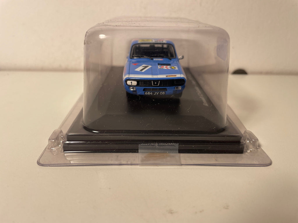Renault 12 Gordini niebieski numer 1 - Coupe 1973