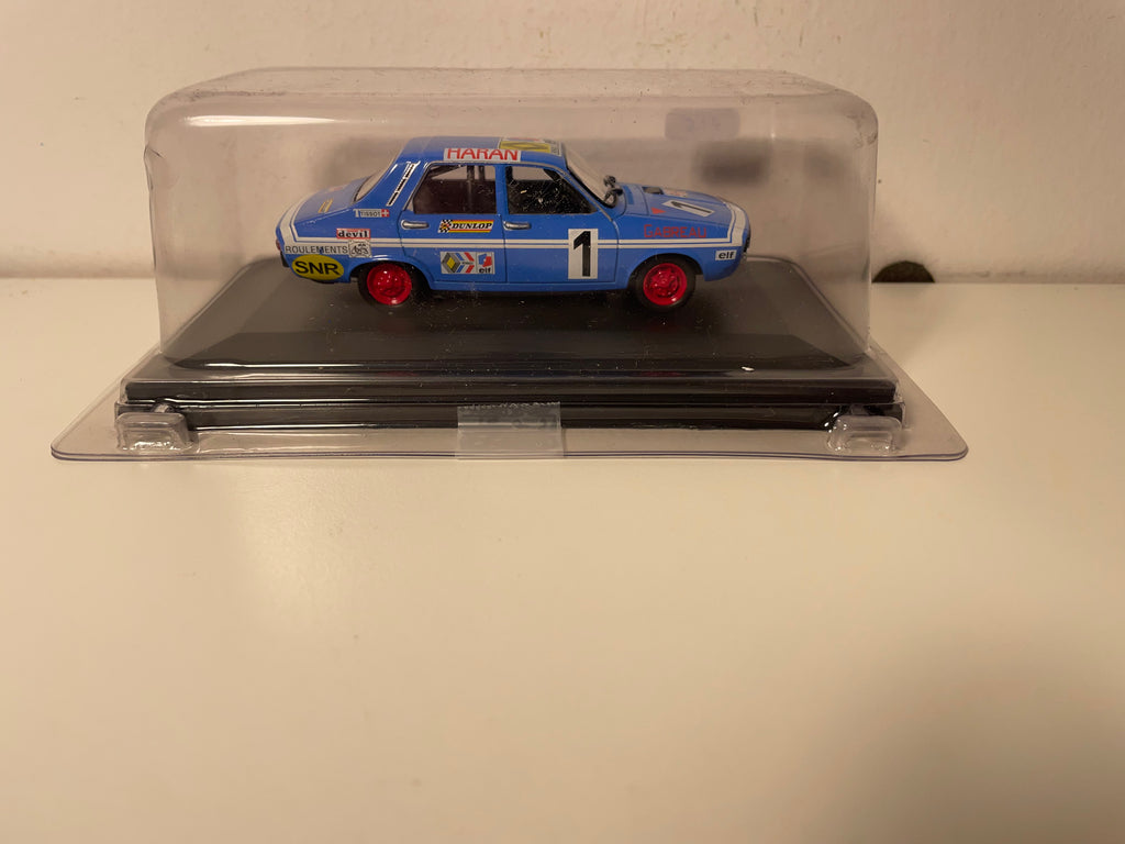 Renault 12 Gordini niebieski numer 1 - Coupe 1973