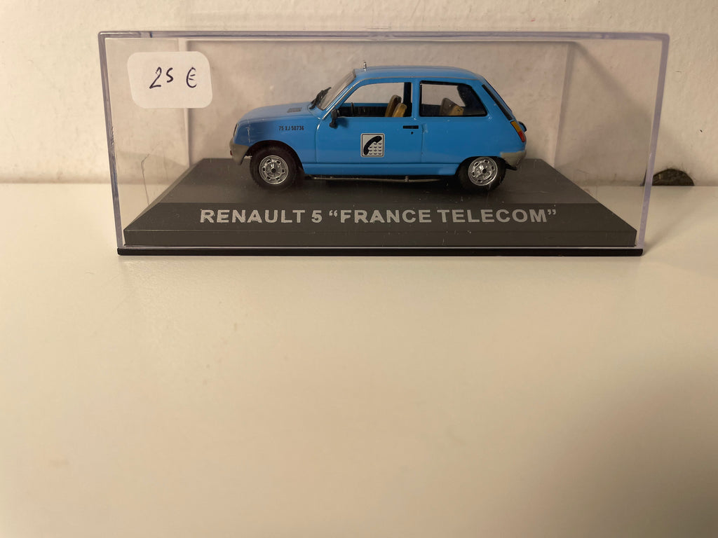Renault 5 bleue - FRANCE TELECOM (France Télécom)