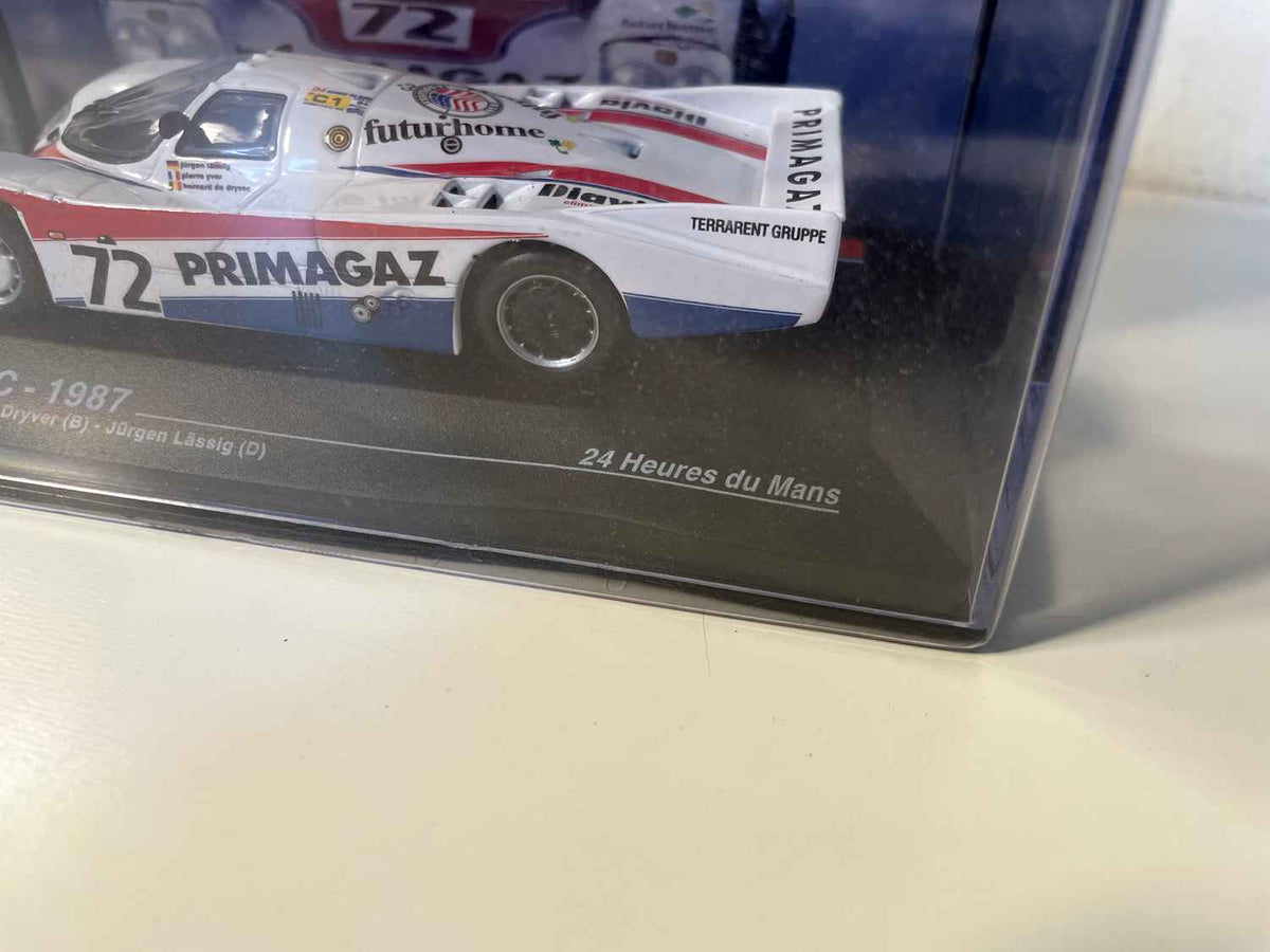 962c Weiße und rote Veranda Nummer 72 (24 Stunden von Le Mans im Jahr 1987)