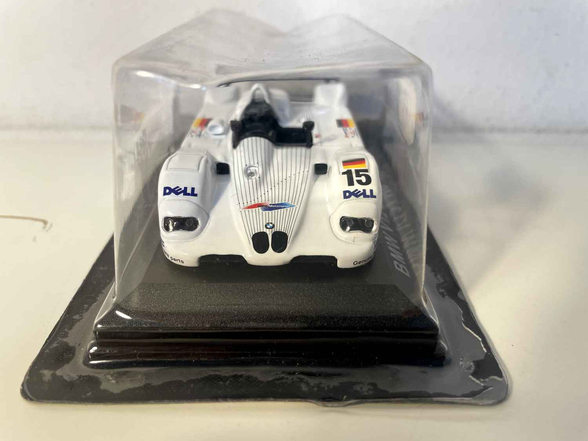 BMW V12 LMR blanche numéro 15 (24 heures du Mans de 1999) - voiture sous blister