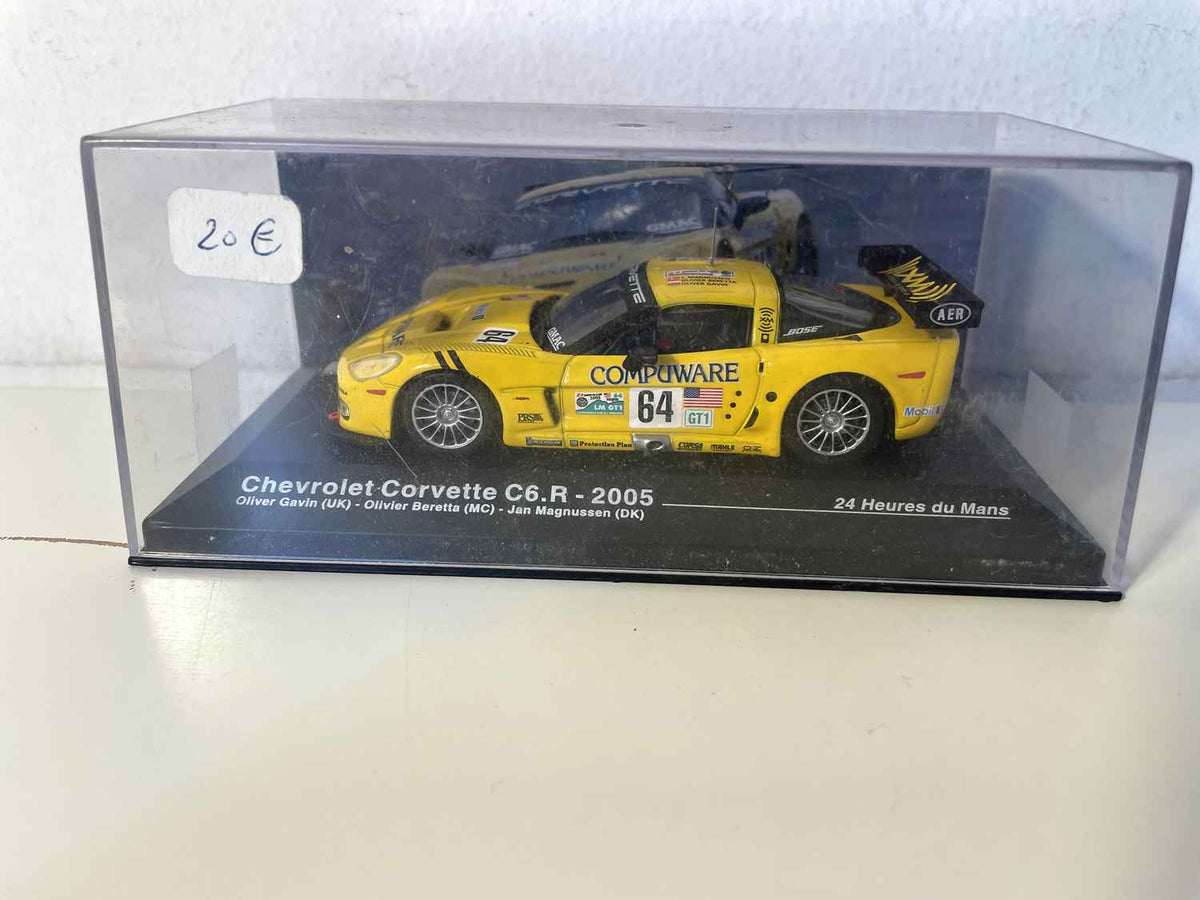 Żółty Chevrolet Corvette C6.R numer 64 (24-godzinny wyścig Le Mans 2005)