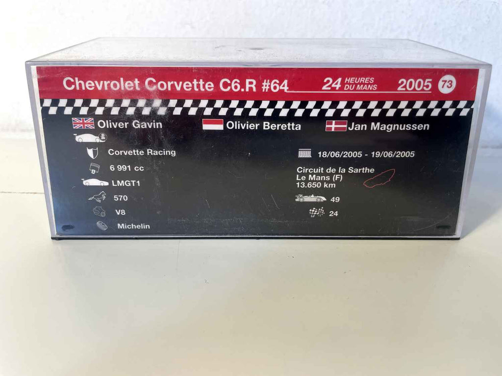 Chevrolet Corvette C6.R amarillo número 64 (24 Horas de Le Mans 2005)