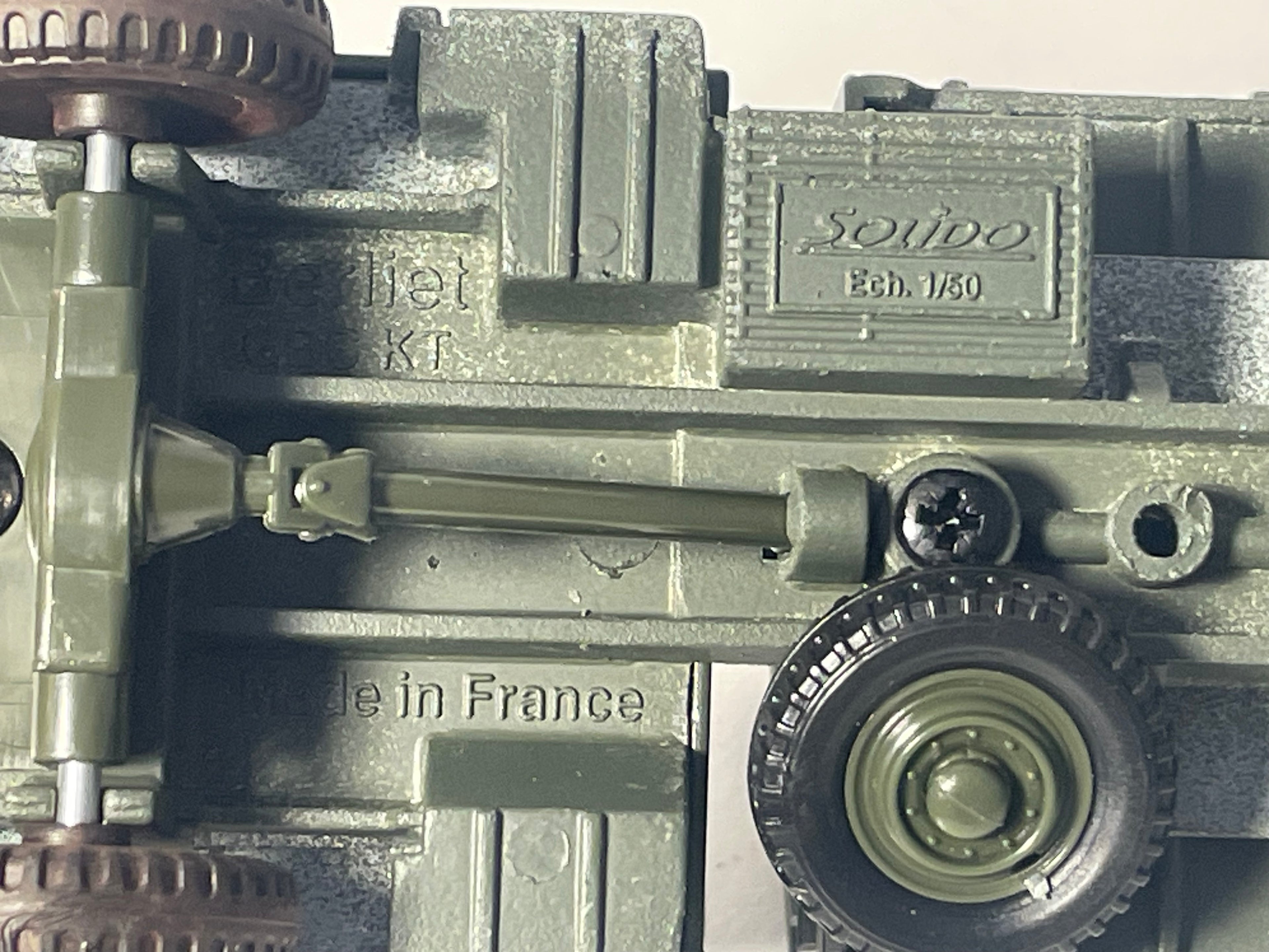 Véhicule militaire Camion Berliet GBC dépanneuse - SOLIDO référence 6139 (fabrication française)