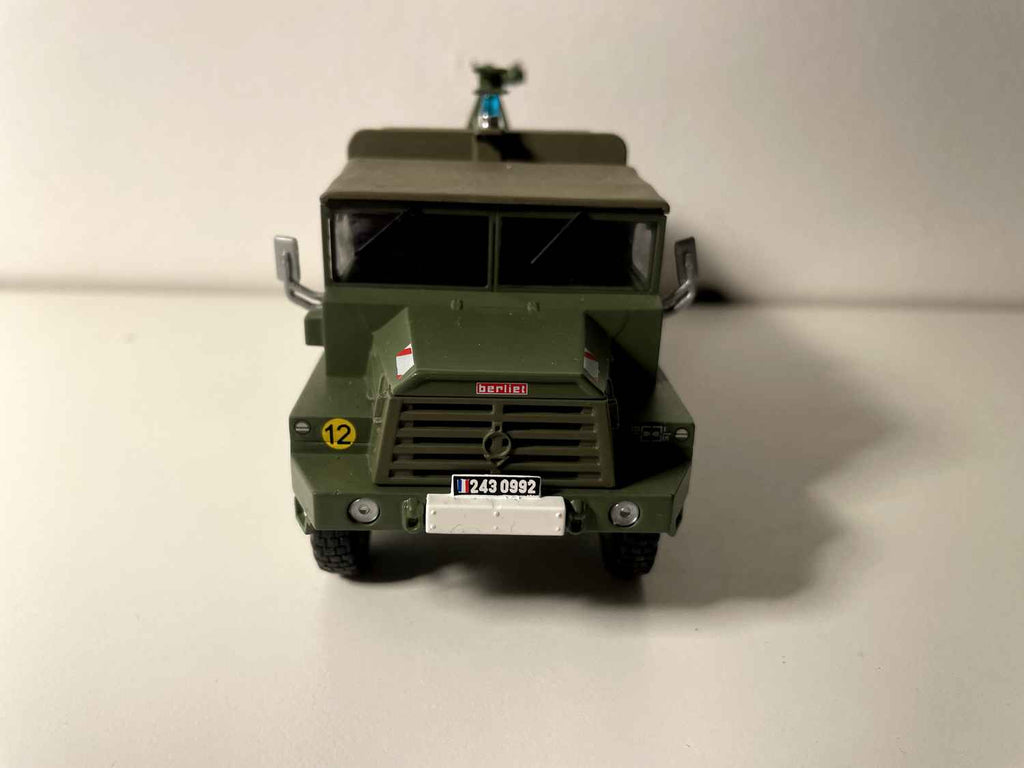 Camion militare Berliet GBC 8 KT furgone pompa mista