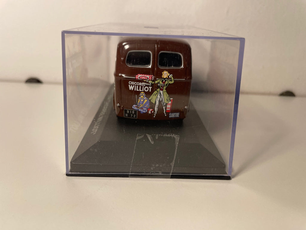 Peugeot D3A braun - Werbung für WILLIOT-Zichorie